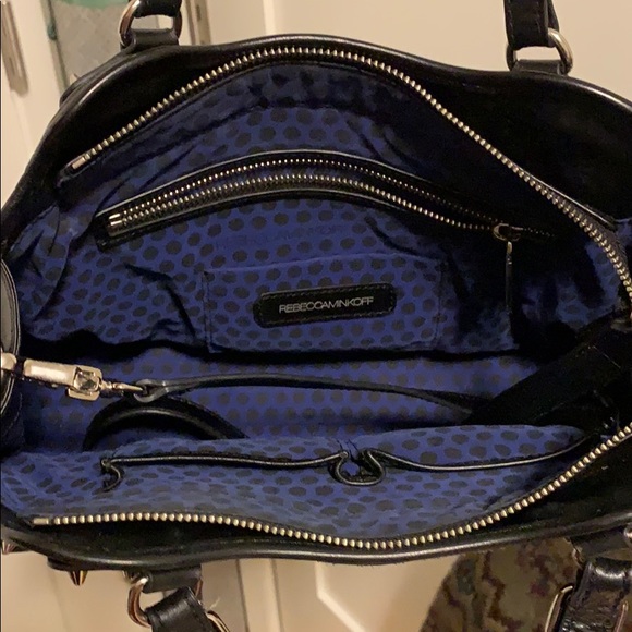 Rebecca Minkoff black and cheetah print bag - Picture 6 of 8